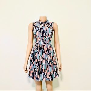 Stylish Multicolor Patterned Dress